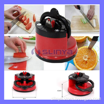Knife Grinder Sharpener with Suction Pad Scissors Grinder Secure Suction Chef Pad Kitchen Sharpening Tool (SL-526)